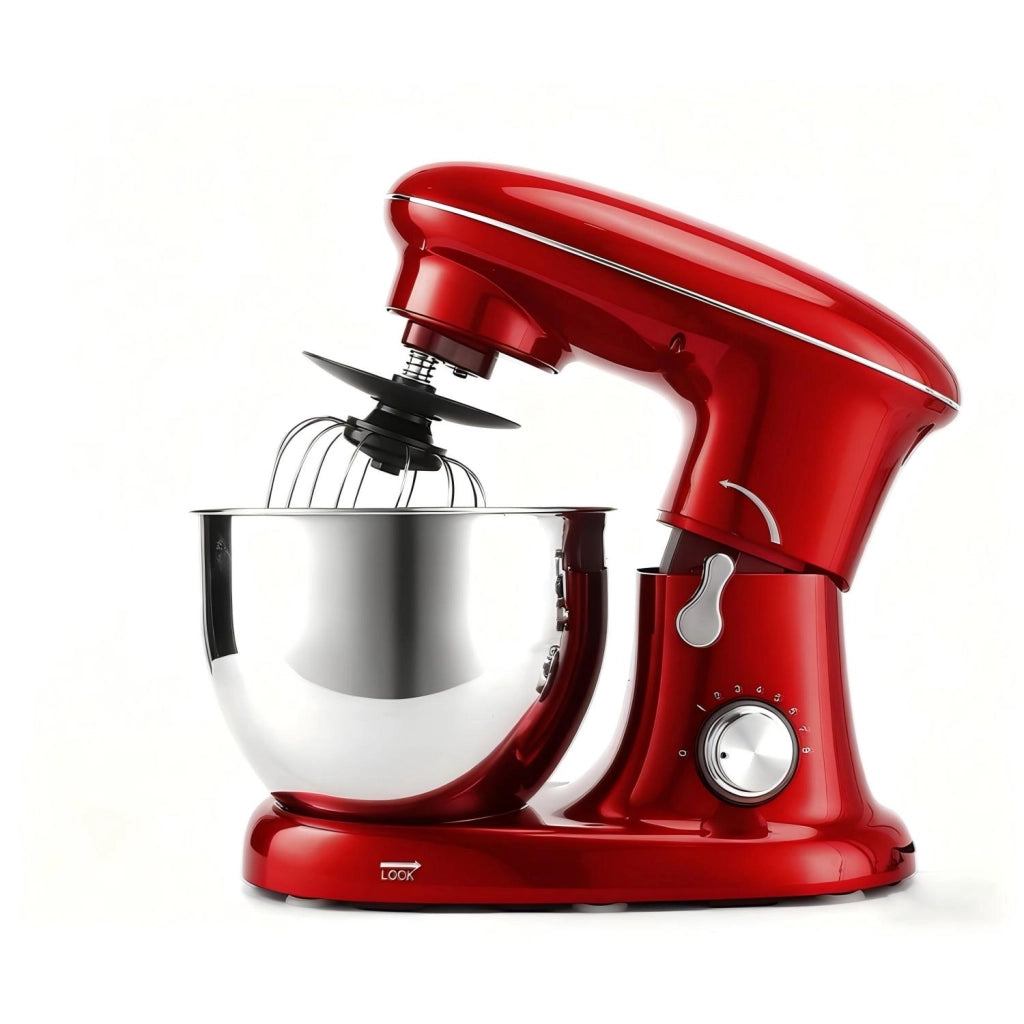 ZMH Frusta elettrica rossa per uova 1400W 5L  utensile da cucina per cottura al forno e panna
