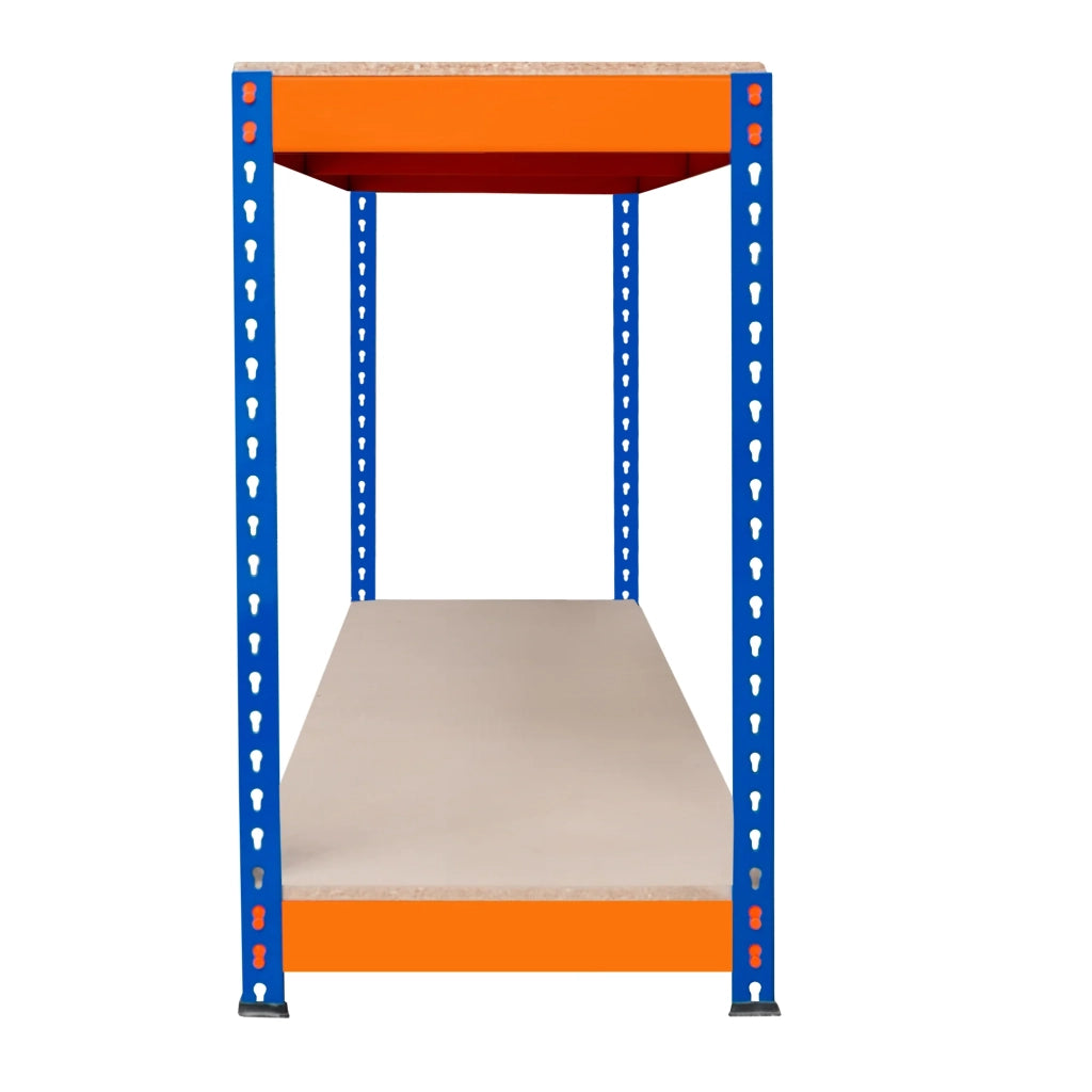 Banco da Lavoro a 2 Ripiani S-Rax - Postazione di lavoro 300kg - 120x45x90cm