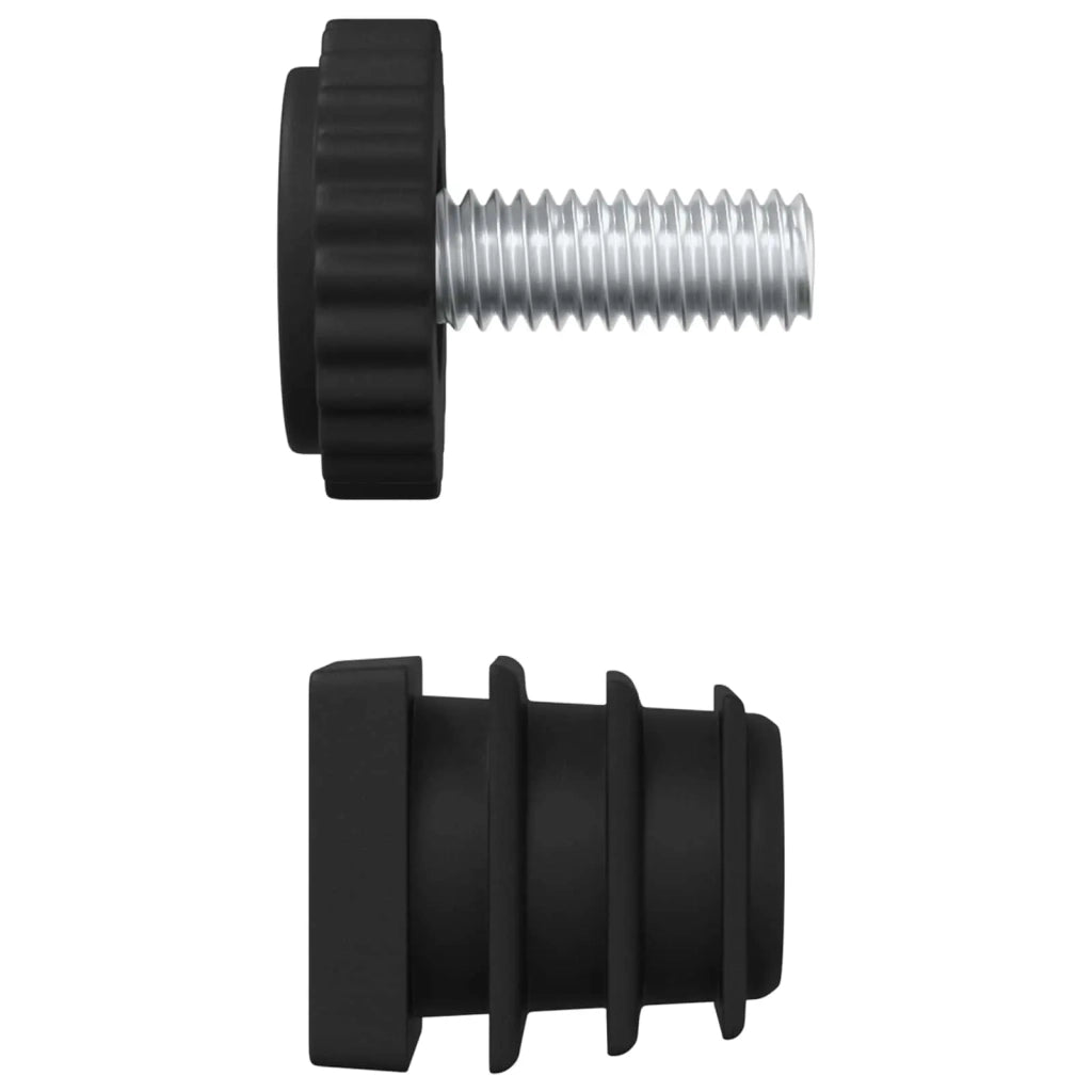 Livellatori per Mobili Regolabile 1895 pz Nero PP CFW1386140