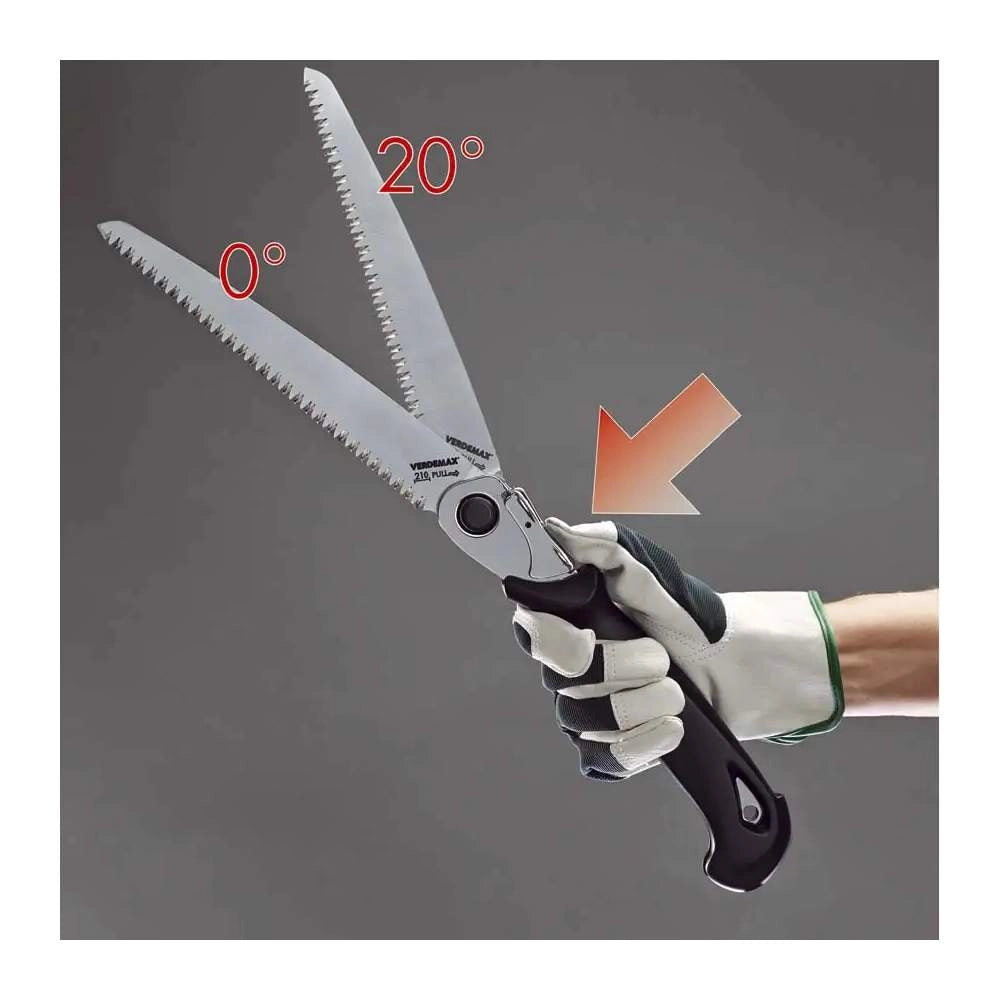 Seghetto Pieghevole da Giardino Professionale Lama Acciaio 18 cm