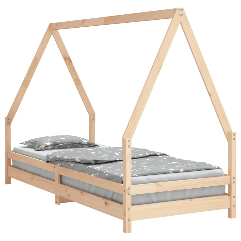 Giroletto per Bambini | Letto Infantile | Lettino 90x200 cm in Legno Massello di Pino