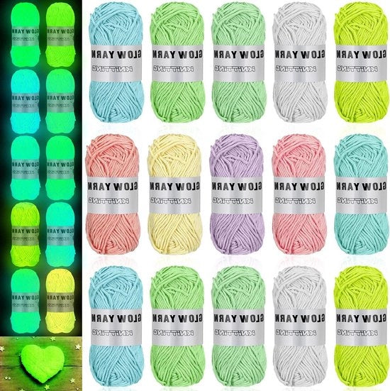 15 Rotole di Seta Luminosa - Seta per Maglia e Ricamo Luminosa - Seta per Arti e Mani per Fai da Te - Fornitura per Feste - 820yd Rotolo