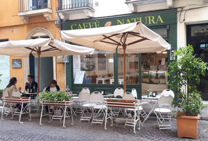 Ombrellone da Giardino 2x3 m Palo Ø48 mm in Legno Telo in Acrilico con Balza Danieli Sydney Ecrù