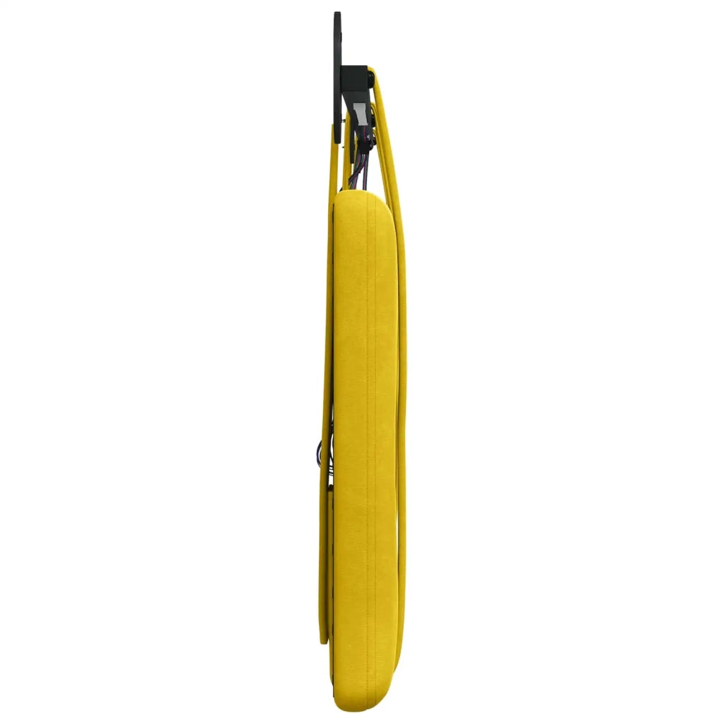 Testiera sospesa Con luce LED Giallo Velluto