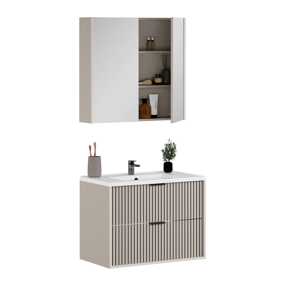 Vicco Set di mobili da bagno Cachemire 3 parti