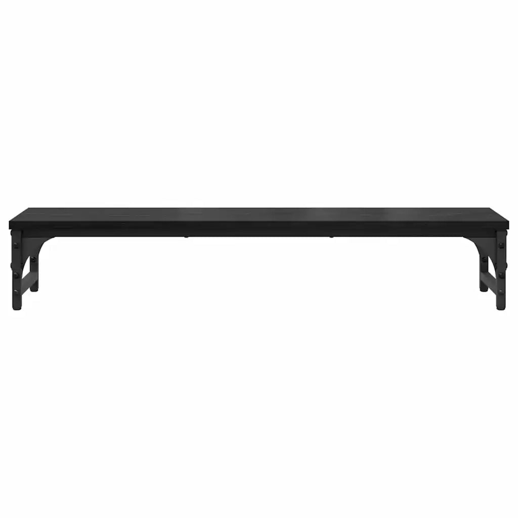 Supporto per Monitor Rovere Nero 85 x 23 x 15,5 cm