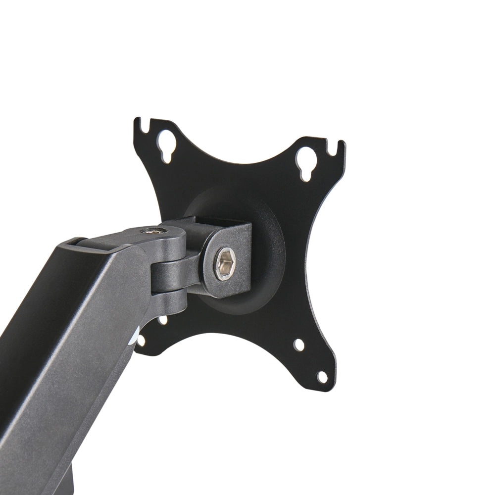Supporto da tavolo doppio braccio per 2 schermi monitor girevole Rotazione display Nero