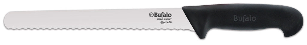 Set Coltelli 8 Pezzi Multiuso con Fodero Bufalo Kit Pro Manico Nero