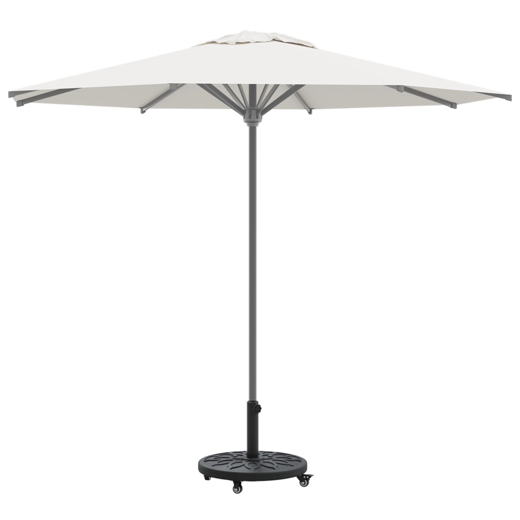 Base per Parasol  con Ruote per Poli Ã˜38-48 mm 13 kg Rotonda