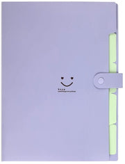 Organizzatore di documenti - Mappen per la gestione di A4 - Documenti Organizer con 5 contenitori - Cartella espandibile con chiusura a spillo - Adatta per uffici casalinghi - 32,5 cm * 24 * 1,7 cm