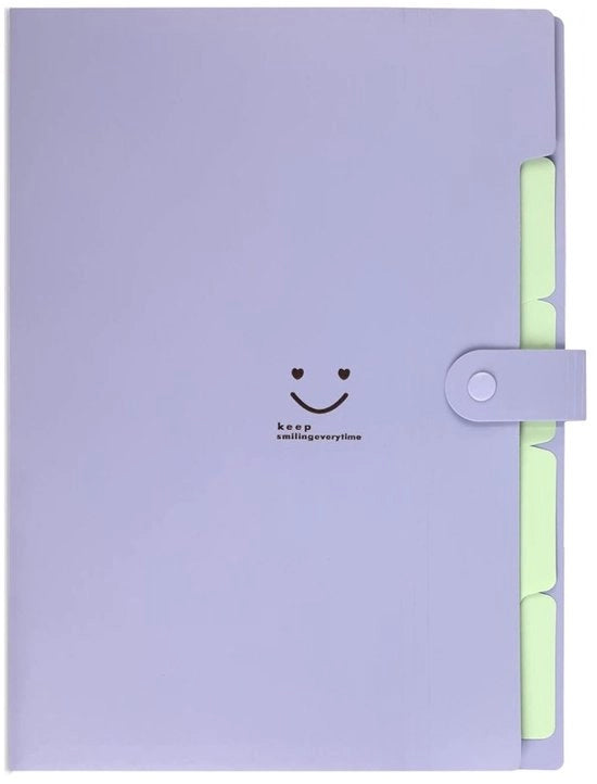Organizzatore di documenti - Mappen per la gestione di A4 - Documenti Organizer con 5 contenitori - Cartella espandibile con chiusura a spillo - Adatta per uffici casalinghi - 32,5 cm * 24 * 1,7 cm