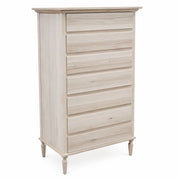 Cassettiera in legno 7 cassetti grezzo l.85 p.47 h.138 (1921) - Mobili 2G