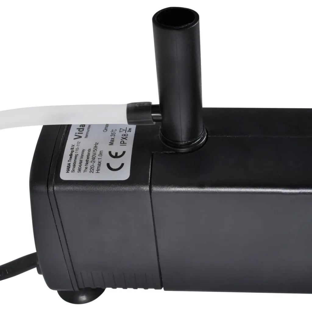 Filtro Pompa per Acquario a Carbone Attivo 600L/h CFW2122398