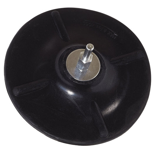 Platorello Gomma 125Mm - Gambo 6 Mm.