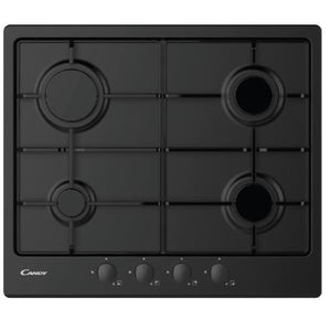 Piano Cottura A Gas Candy Idea CHW6BRBB 4 Fuochi (L59,5xP51) Nero
