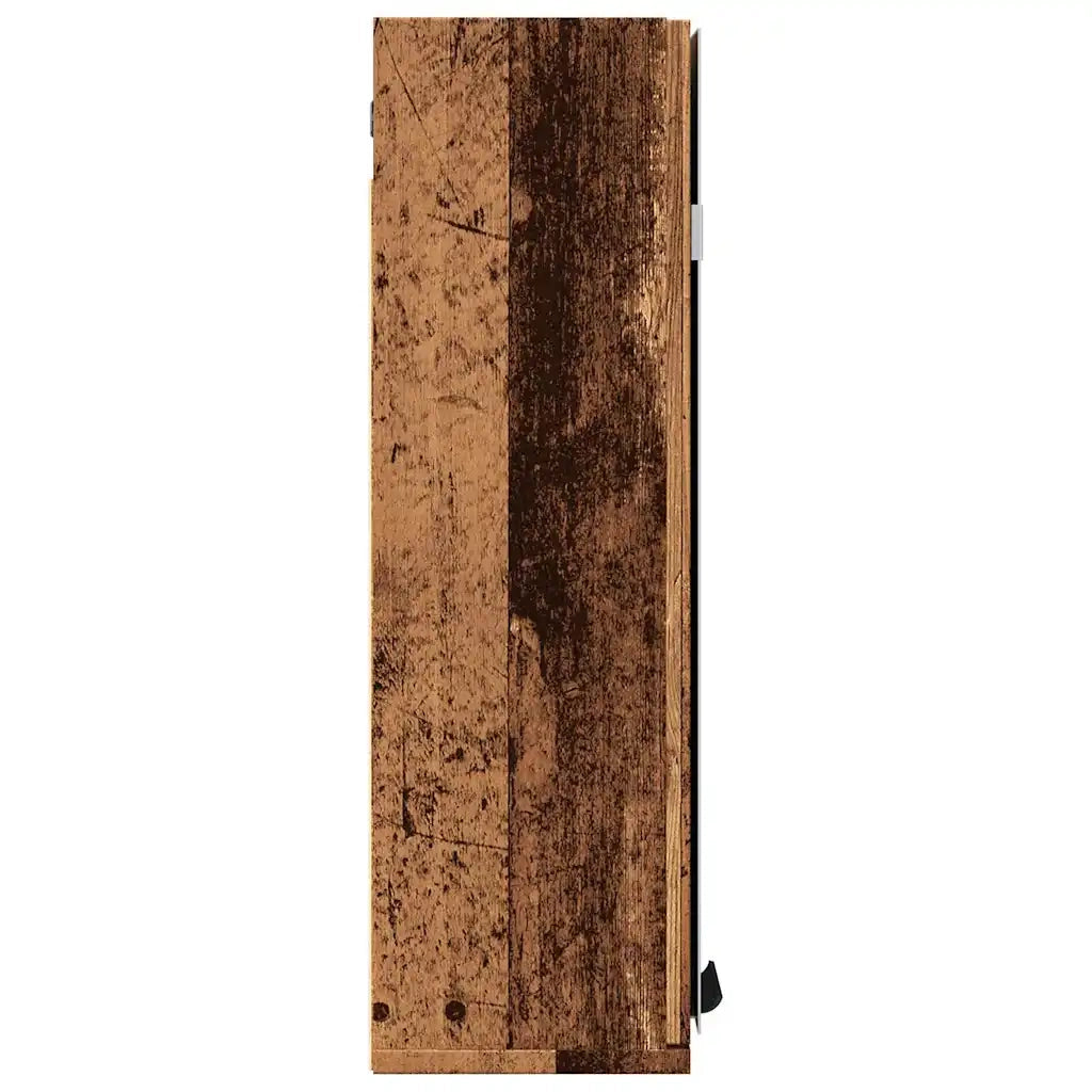 Mobile Bagno con Specchio Legno Antico Legno Multistrato 856940