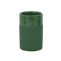 Bicchiere verde scuro in ceramica - Serie Green