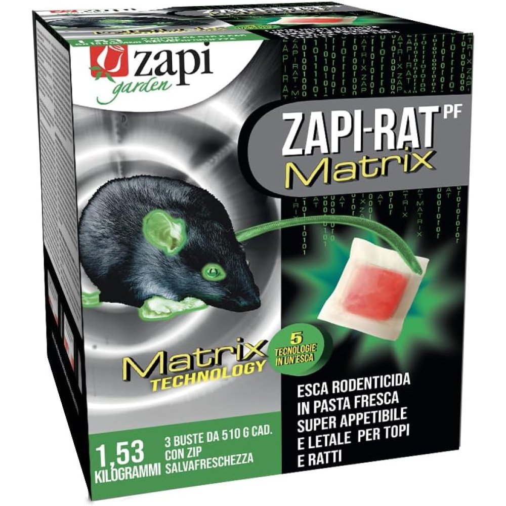 Zapi-rat matrix pasta 1,53kg-3 b s zapi 104615