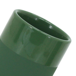 Bicchiere verde scuro in ceramica - Serie Green
