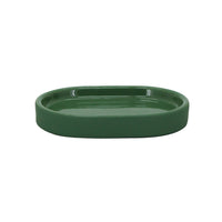 Portasapone verde scuro in ceramica - Serie Green
