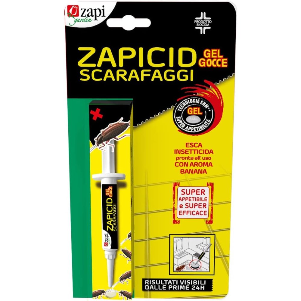 Zapicid gel gocce scarafaggi 5g siringa zapi 421115