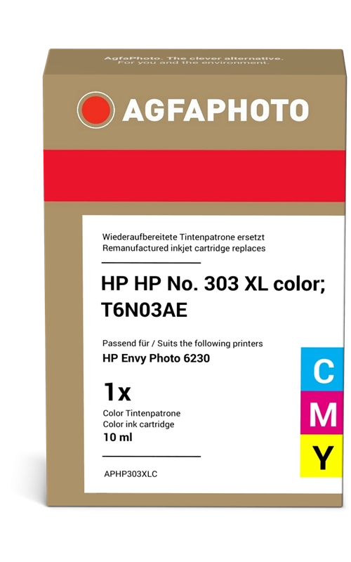 ORIGINAL Agfa Photo Cartuccia d'inchiostro differenti colori APHP303XLC ~415 Seiten