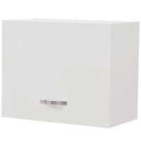 Pensile da Cucina Ribaltabile Muro Armadio Sospeso Parete Colore Bianco