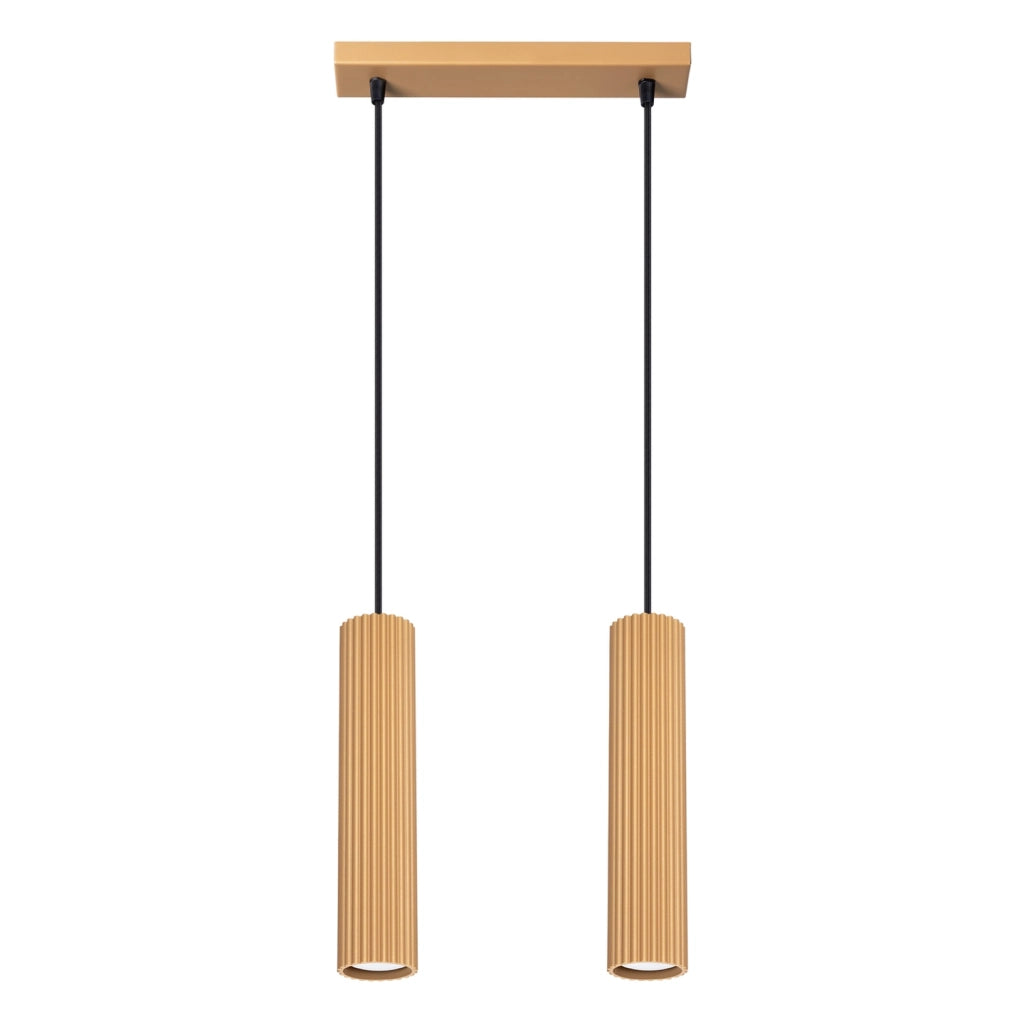 Lampada sospesa a barra GRAVIO oro/nero 2xGU10 Pure Lume