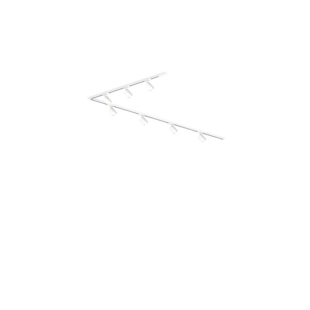 Kit Binario Moderno Mono Yari Kit Metallo Bianco 7 Luci Gu10