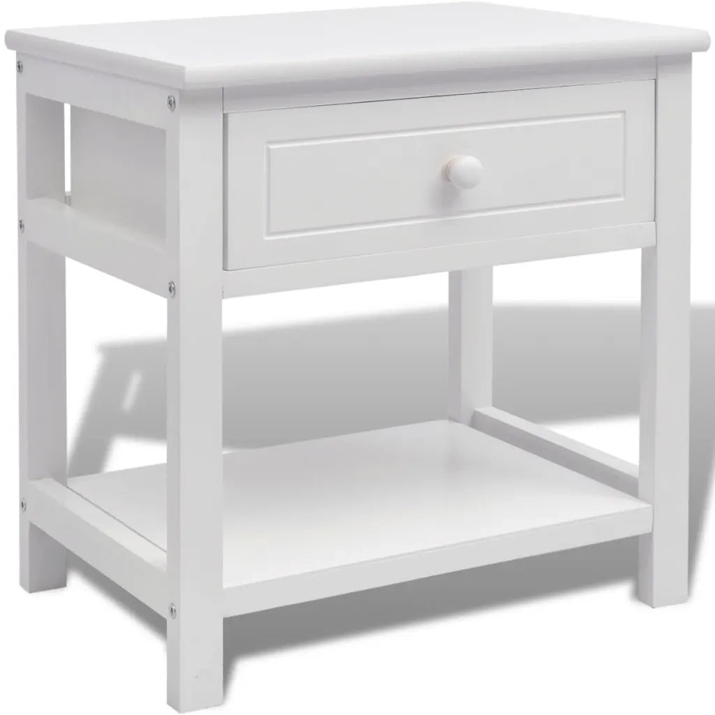 Comodino in Legno Bianco cod mxl 30696