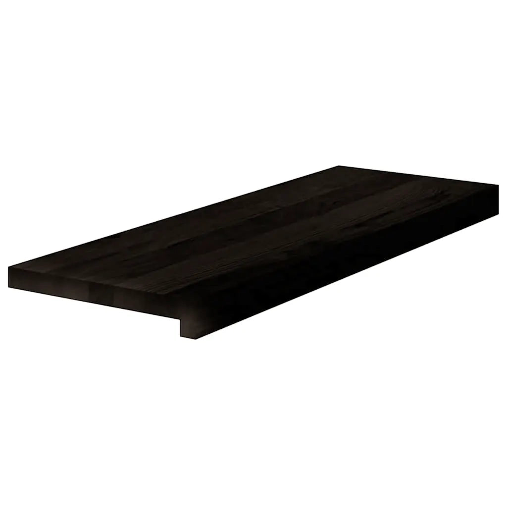 Gradini 12 pz Marrone Scuro 70x25x2 cm Legno Massello Rovere