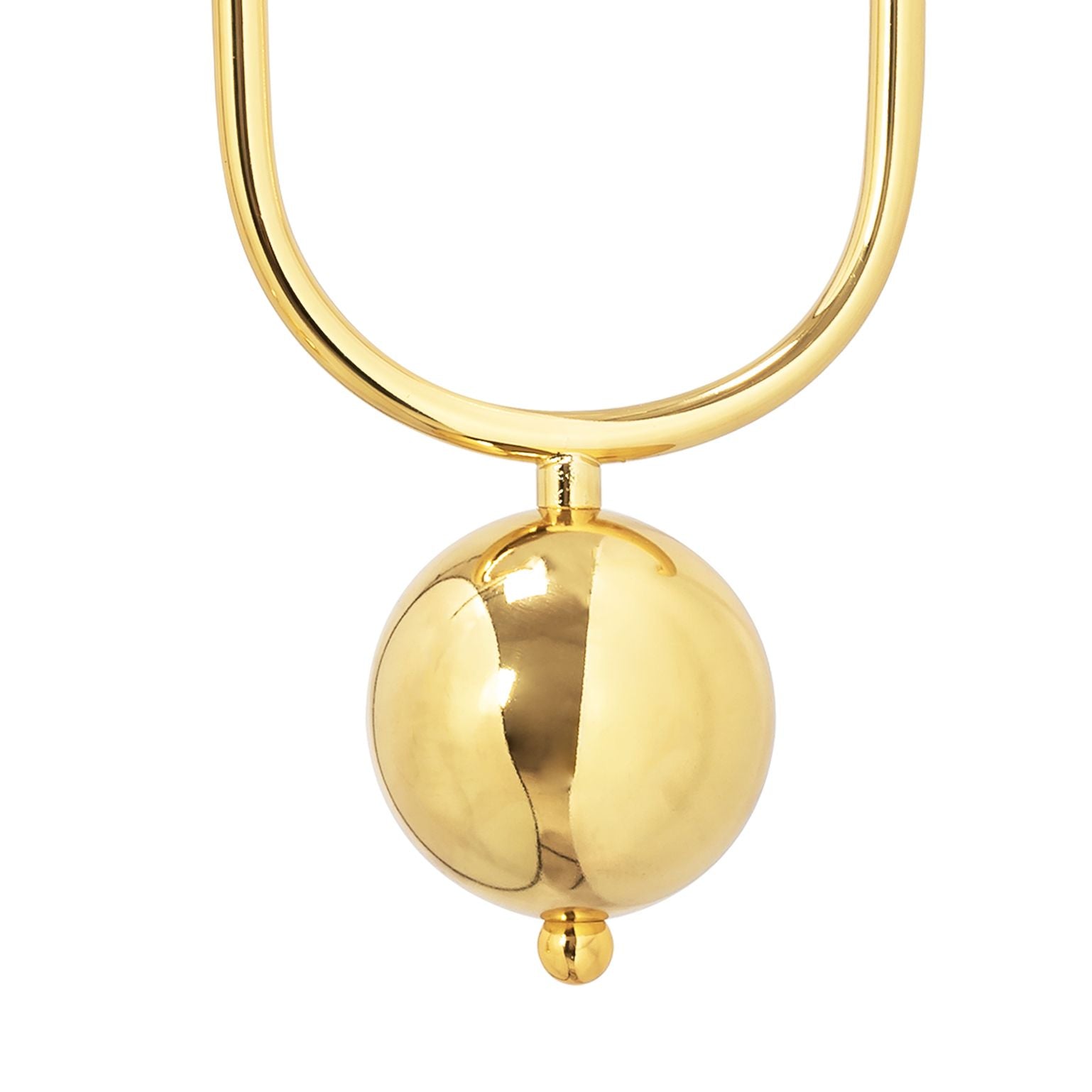 Lampada Da Soffitto Pensile Di Vetro Palla Bianco Oro APP482-1CP