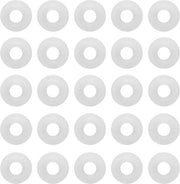 25 Pacchi di Coperture di Bottiglia in Silicone a Cerniera Flip Top per Birra e Frizzante - Bianco - Bottiglie per Birra Artigianale