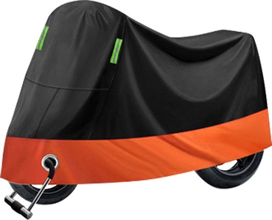 Copertura per scooter e motocicletta - 295*110*140 cm - con parabrezza - Copertura scooter - Impermeabile all'aperto - Universale per tutti i scooter e motori - Impermeabile Oxford - Adatto per dentro e fuori - Idrorepellente