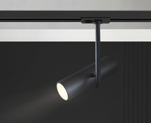 Faretto per Sistema Illuminazione Binario 50W GU10 in Alluminio Elti  Nero