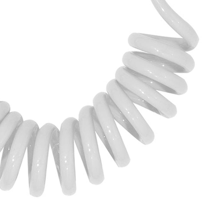 Flessibile bianco a molla estensibile a 150 cm