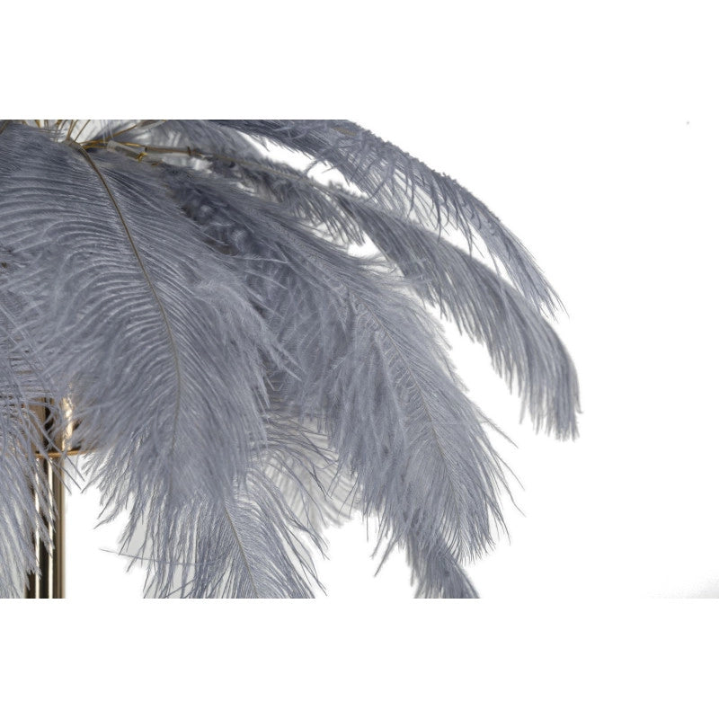 Lampadelle A Da Tavolo Palm Grigia cm ø 55x60