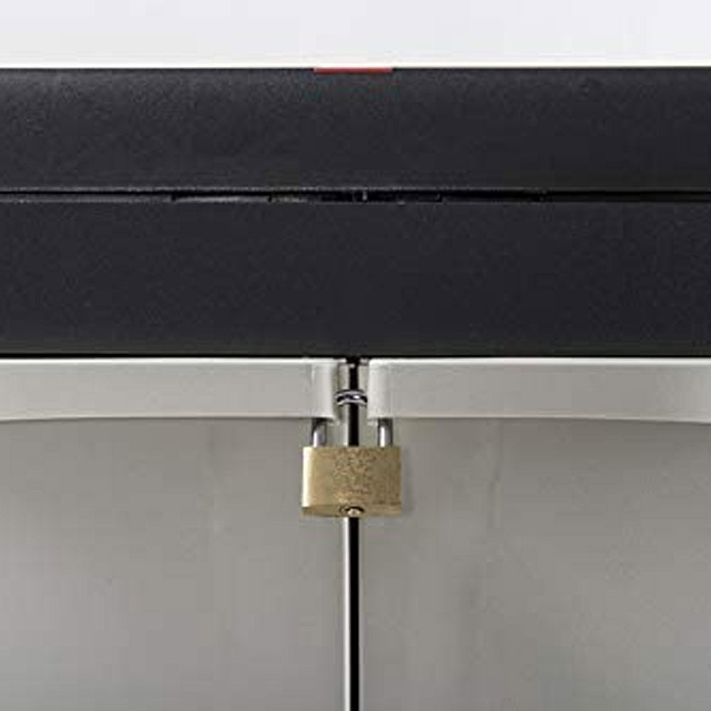 Mobile Pattumiera Raccolta Differenziata 3 Spazi 2 Ante 1 Ripiano Colore Grigio