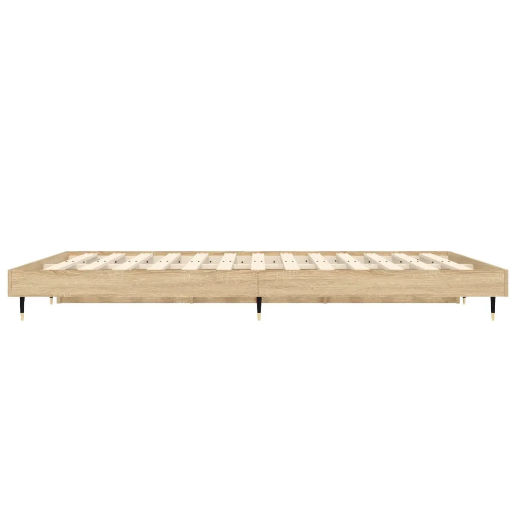 Giroletto senza Materasso Rovere Sonoma 120x190cm in Truciolato 832192
