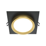 Maytoni Hoop faretto incasso quadrato nero GX53 alluminio