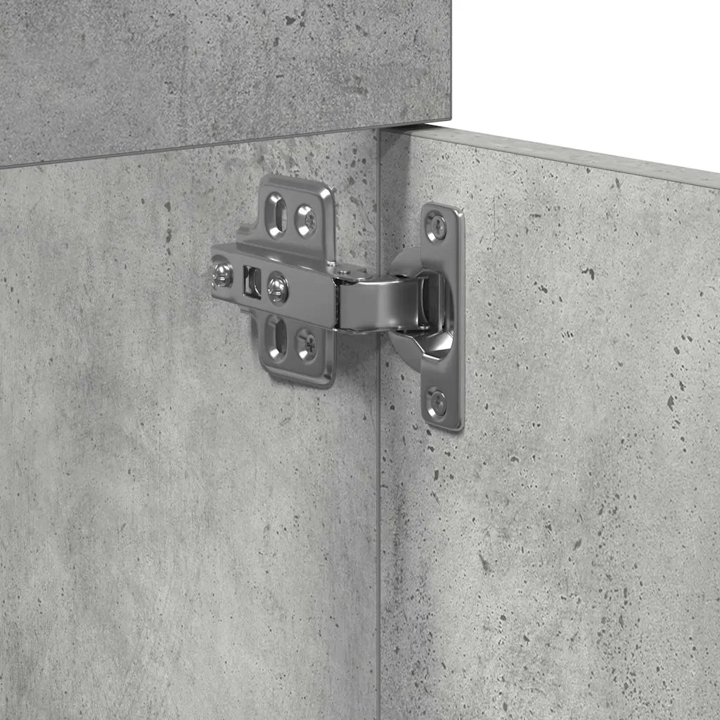 Mobile Lavabo Bagno Grigio Cemento 41x38,5x46 cm in Truciolato