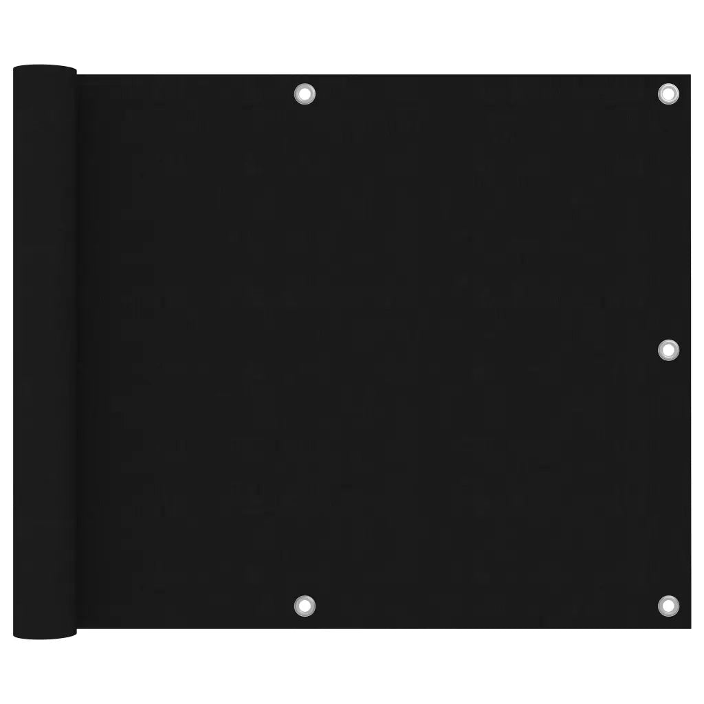 Paravento da Balcone Nero 75x300 cm in Tessuto Oxford cod mxl 17789