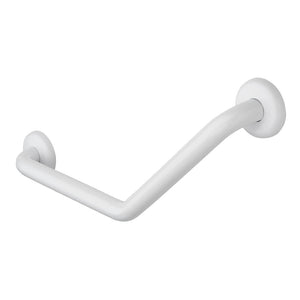 Maniglione Bagno di Sicurezza a 45° Angolare in Acciaio Bianco Safe Medium