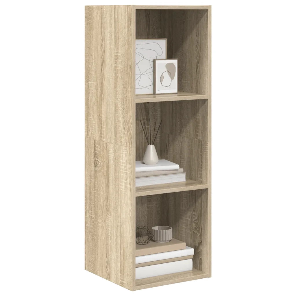 Mobile TV da Parete Rovere Sonoma 37x37x107cm Legno Multistrato 805483