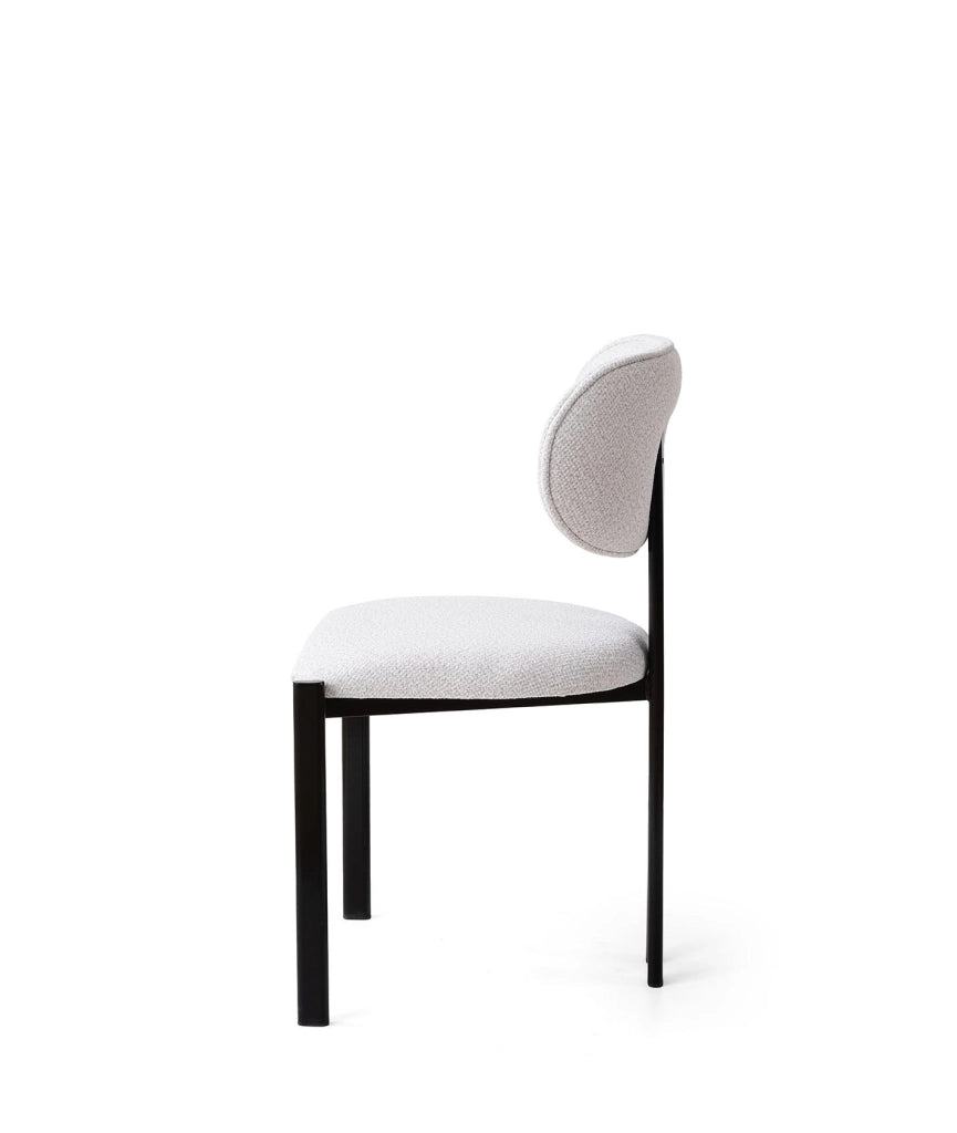 Set di sedie in metallo "Muriz" (2 pezzi) - Bianco sporco