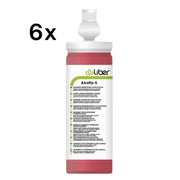 Alcofly-S 6 Pezzi x 1 L, Detergente Pavimenti Alcolico Rapido Asciugatura | Liber