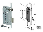 1pz serratura bussola infilare bordo quadro cromo satinato mm50 bordo acciaio cod:ferx.fer203906