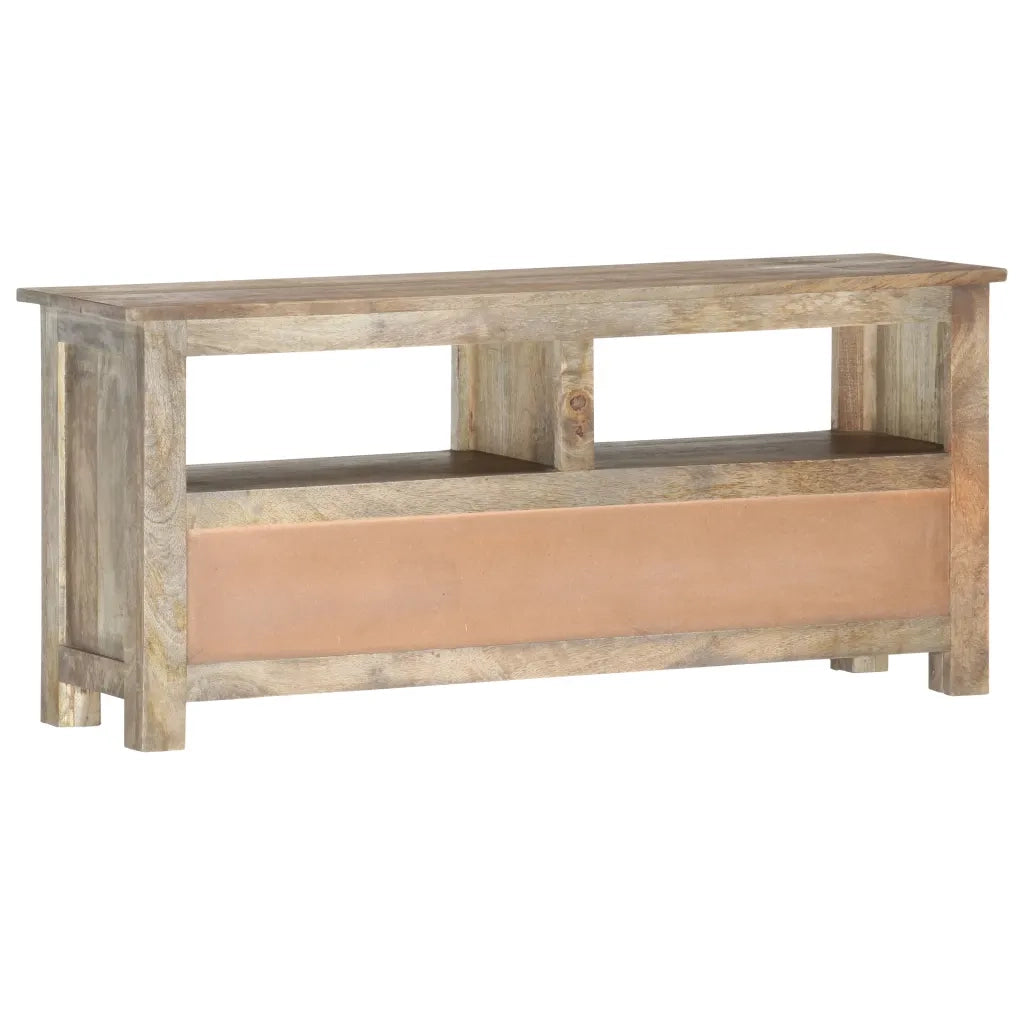 Mobile Porta TV 110x30x50 cm in Legno Massello di Mango cod mxl 17744