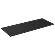 Top per lavabo NOXERA – 120 cm – Nero opaco – Per lavabi da appoggio – Finitura elegante