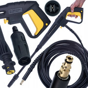 Pistola e Tubo Alta Pressione di Ricambio compatibile con Idropulitrice Kärcher K2–K7 – 10m, Click Connect, Lancia Vario